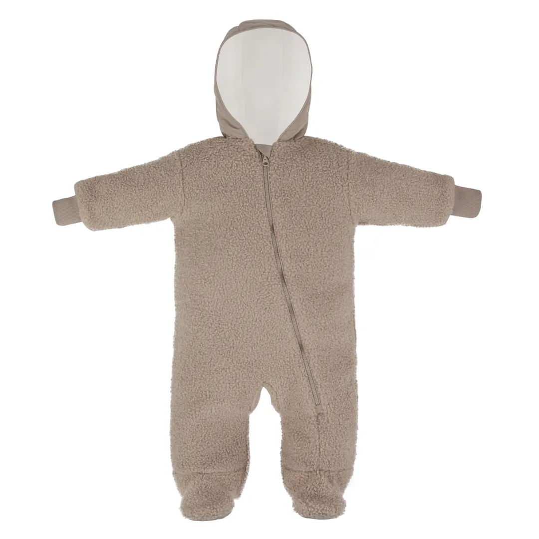 Комбинезон детский утепленный Mansita Teddy цвет темно-кремовый