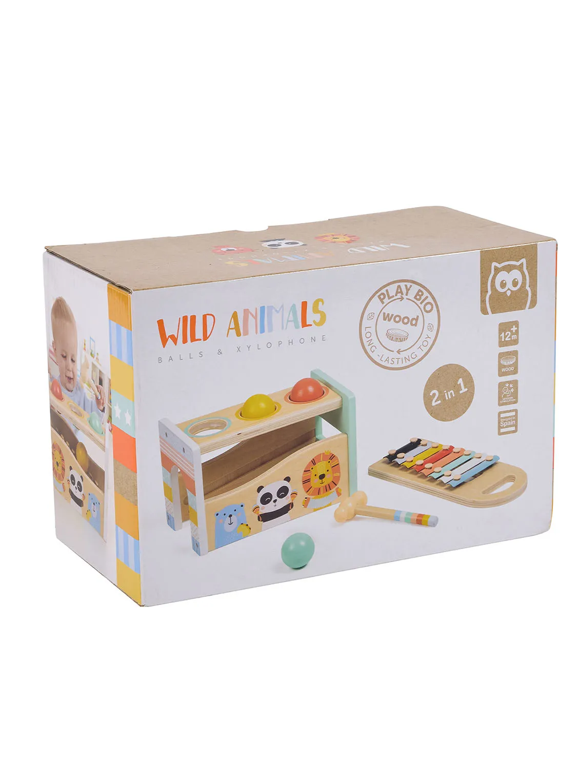 Игрушка музыкальная Eurekakids  "Веселые инструменты" Ксилофон и стучалка