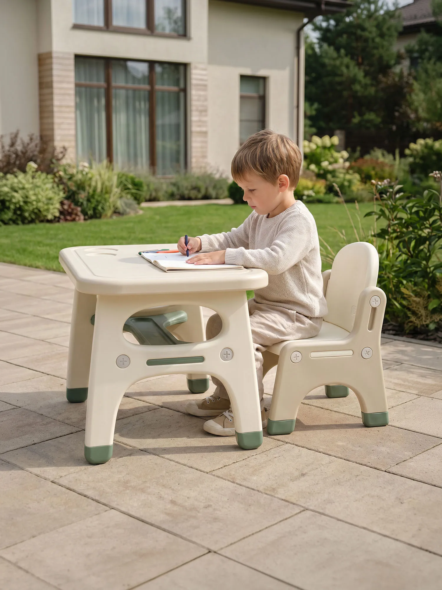 Стол со стульчиком UNIX Kids Dino Зеленый (Green) PTABLE1CHDINOGR. Изображение 19