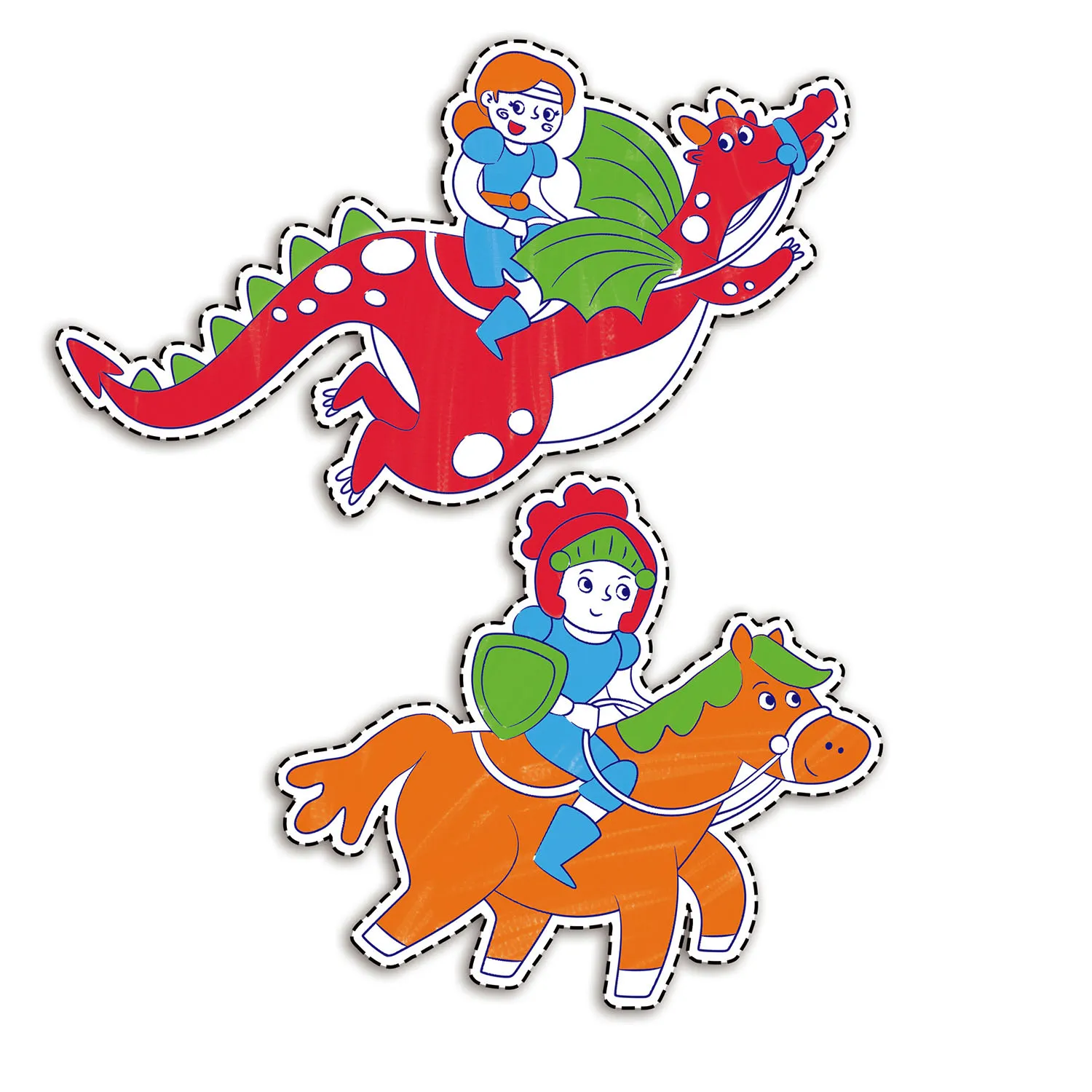 Набор большой игровой HAPE «Юный Пикассо» Раскрась величественный замок! E2019_HP