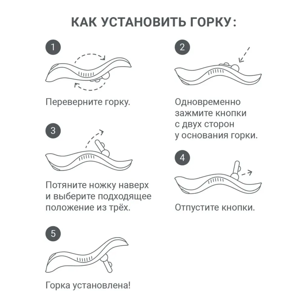 Горка для купания edda