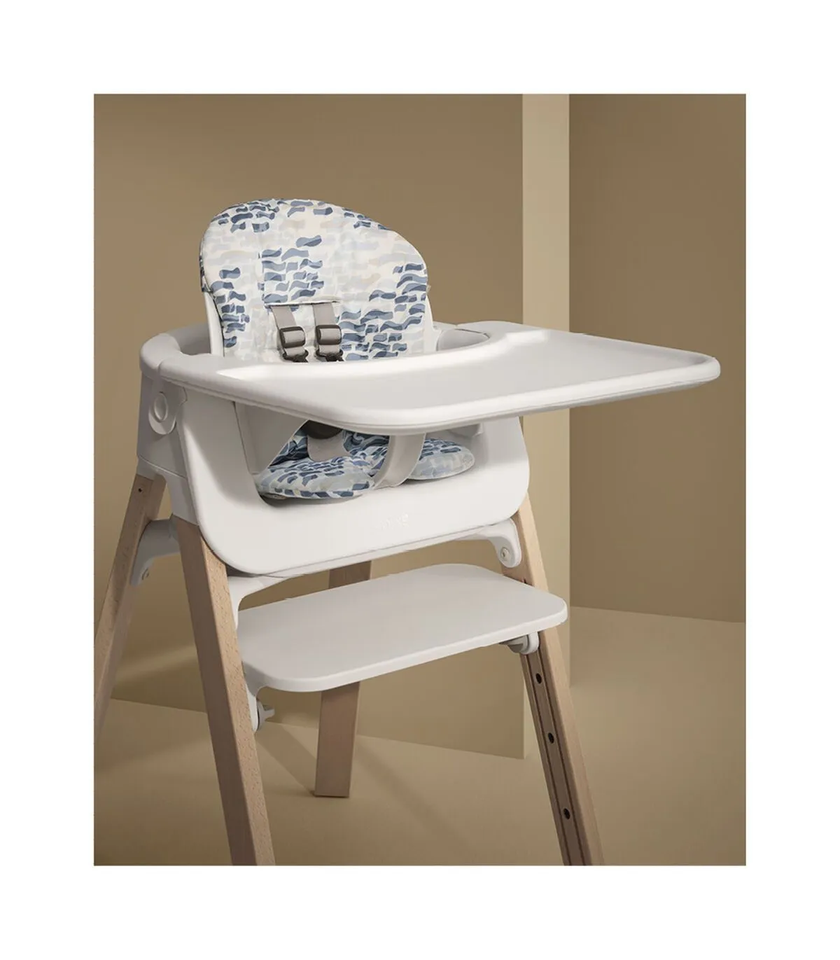 Подушка Stokke для стульчика Steps Голубые Волны (Waves Blue) 349916. Изображение 3
