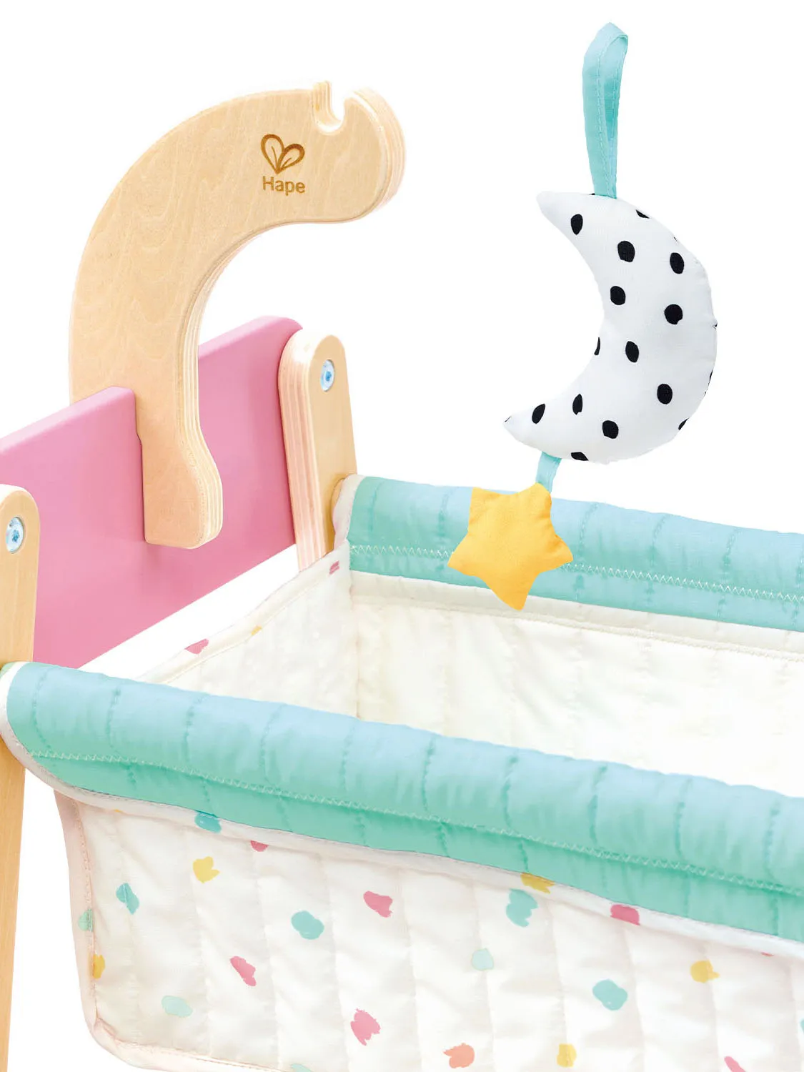 Люлька для куклы HAPE «Играем вместе» E3608_HP
