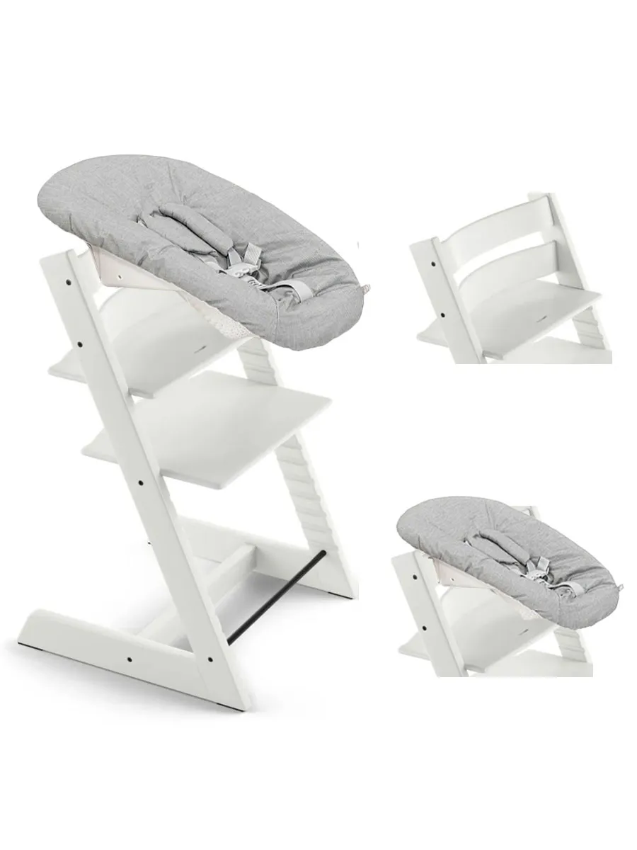 Стульчик растущий для новорожденных Stokke Tripp Trapp бук с сиденьем Newborn