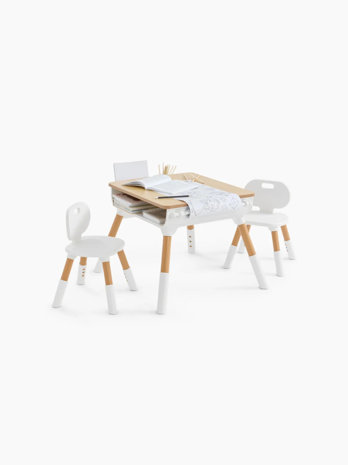 Комплект детской мебели Happy Baby LITEN: стол и 2 стула 91045