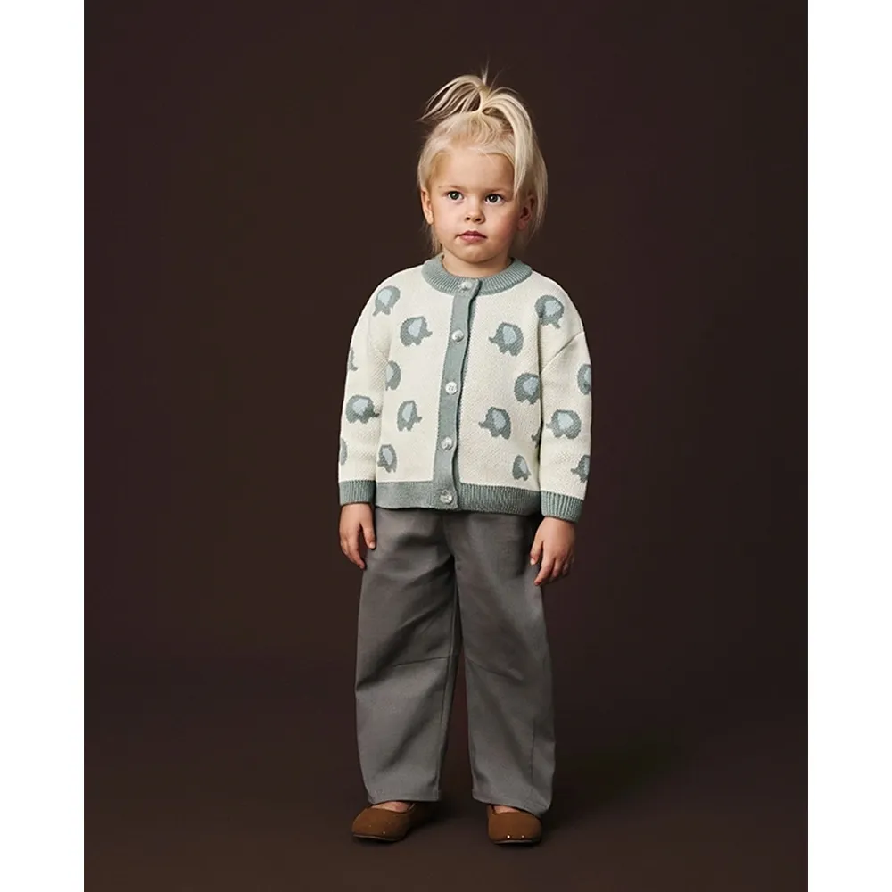 Кардиган детский LoomKnits Слоники мультиколор