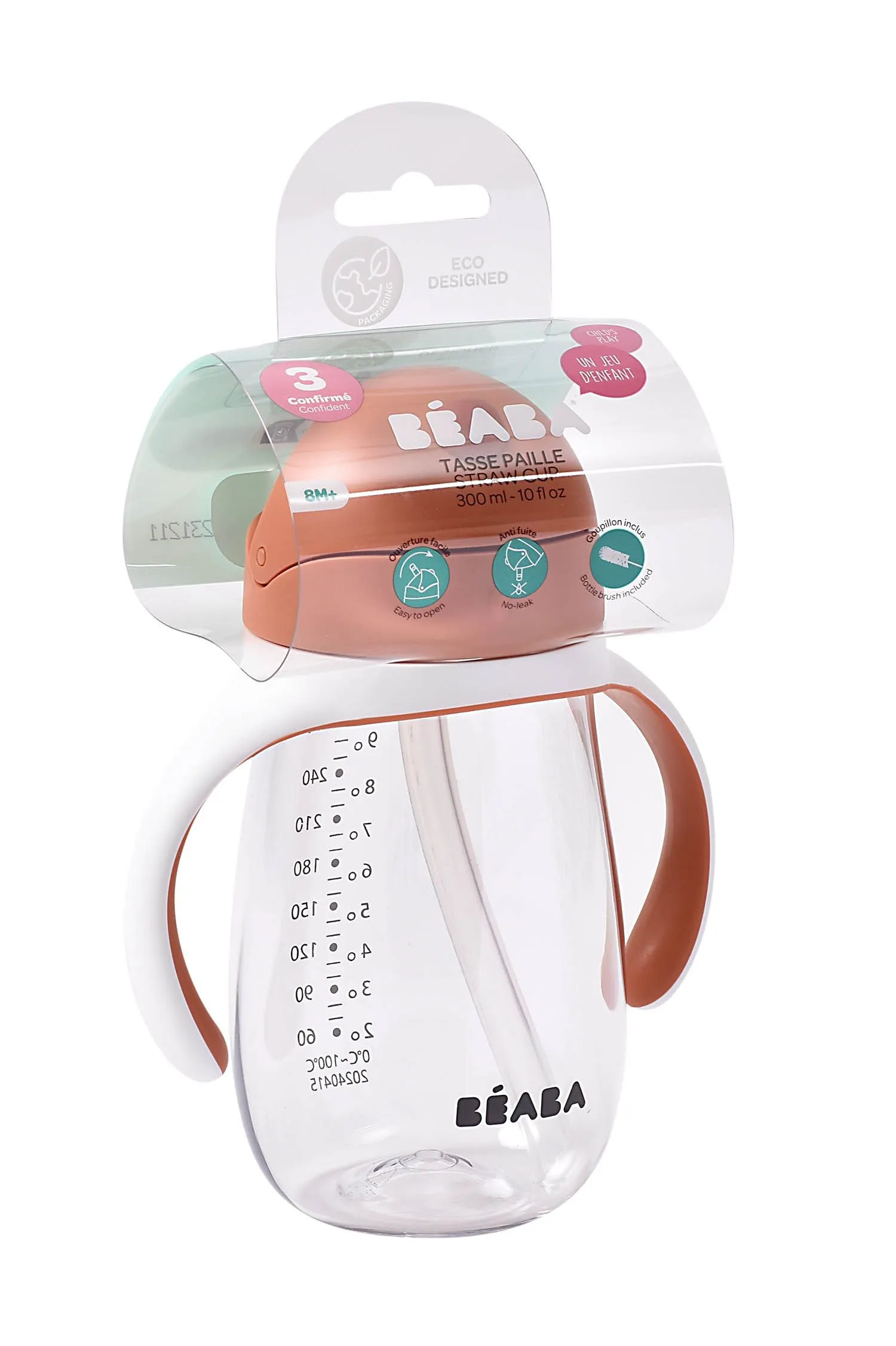 Поильник с трубочкой Beaba Tasse Paille 300 мл