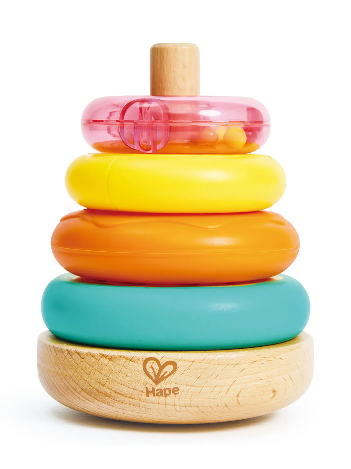 Игрушка развивающая HAPE «Пирамидка» Башня пончиков E0532_HP