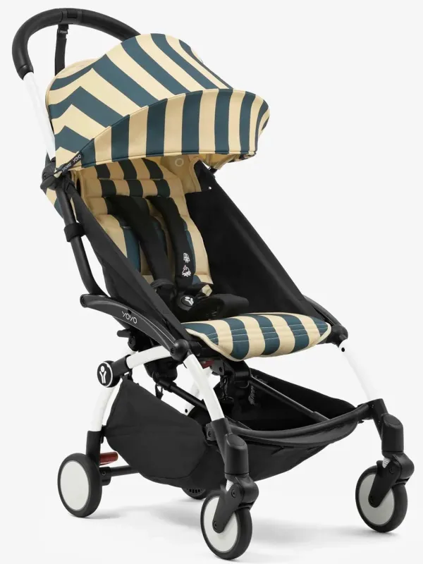 Коляска прогулочная Stokke YOYO3 Леопард рама черная (шасси + текстиль). Изображение 15