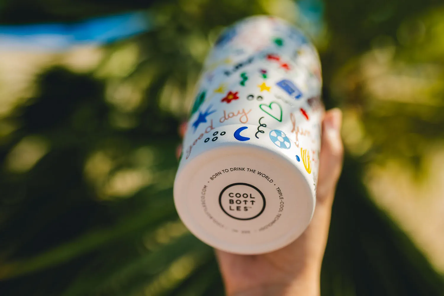 Термокружка Cool Bottles Tumbler Eddie Baehr Good Vibes 550 мл CBT55GVI