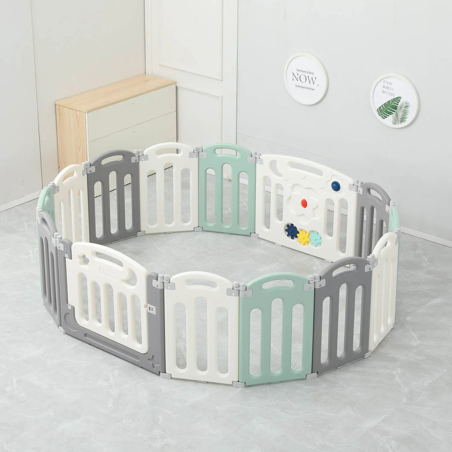 Манеж UNIX Kids Simple 188x151 Color PPSI14GGW