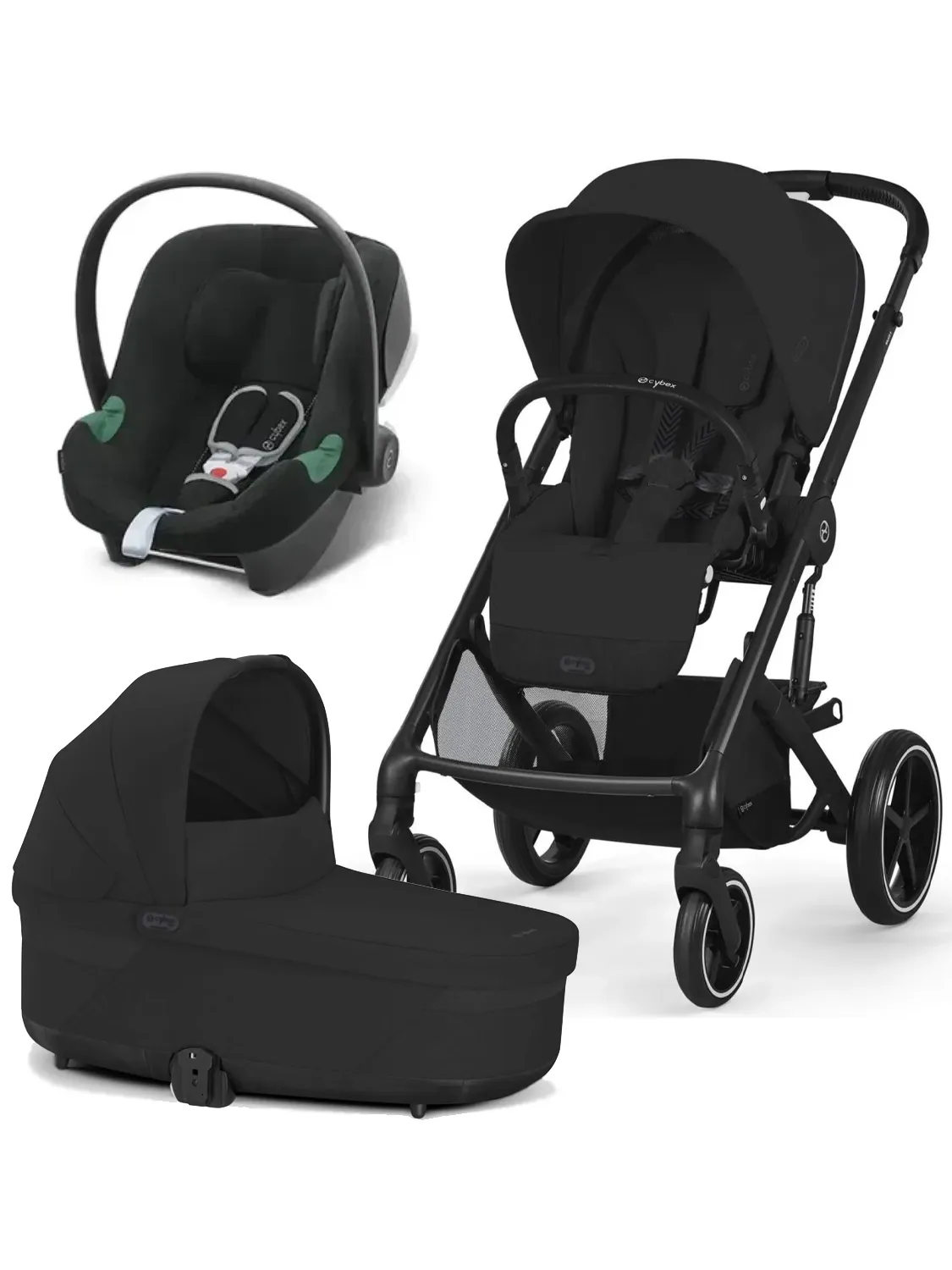 Коляска 3 в 1 Cybex Balios S Lux с дождевиком