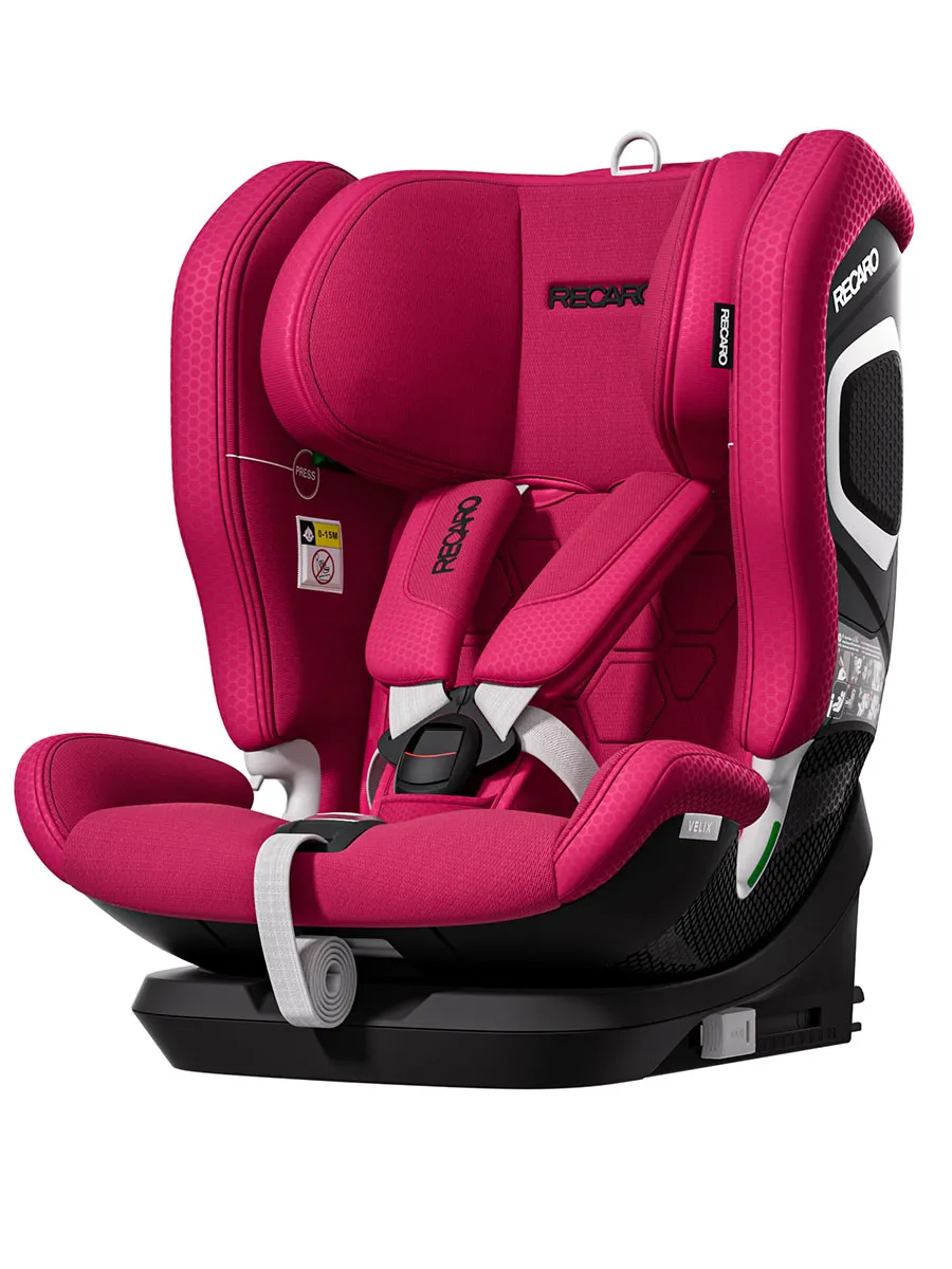 Автокресло 1/2/3 RECARO Velix 1, розовый (wow pink), от 15 месяцев до 12 лет, 9-36 кг, isofix. Изображение 2