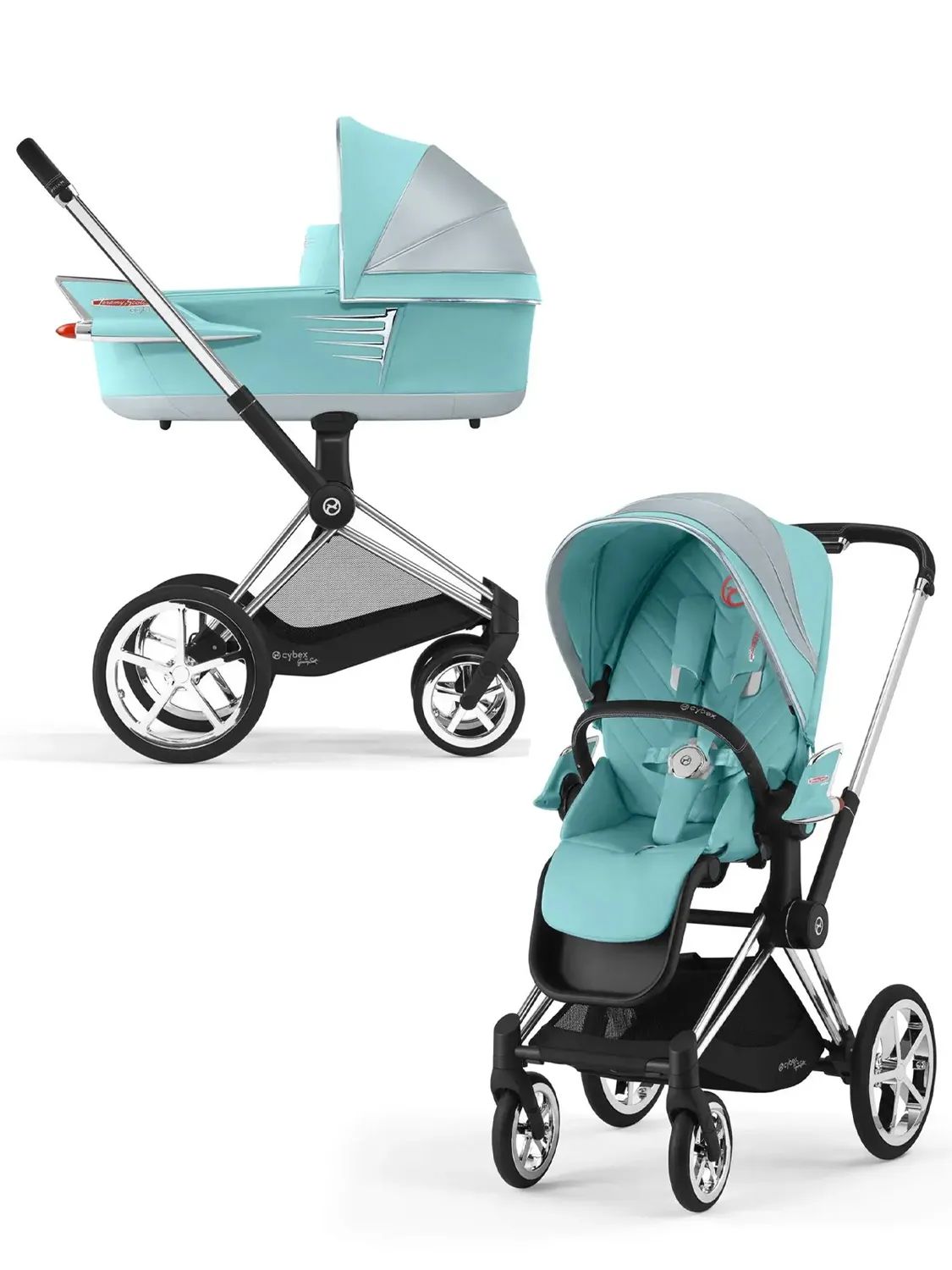 Коляска 2 в 1 Cybex Priam IV FE Jeremy Scott Car