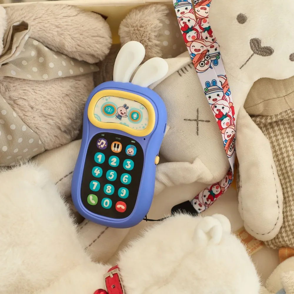 Интерактивная игрушка Alilo Телефон Ушастик-Лапочка P3 фиолетовый 60420