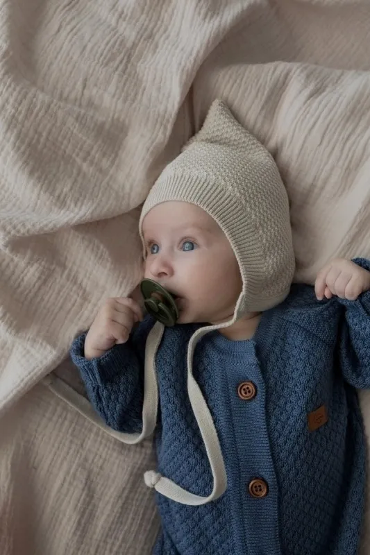 Шапка детская LoomKnits Elf Топленое молоко