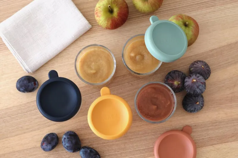 Набор из 6-ти стеклянных контейнеров Beaba для хранения с крышкой 250 мл 914008