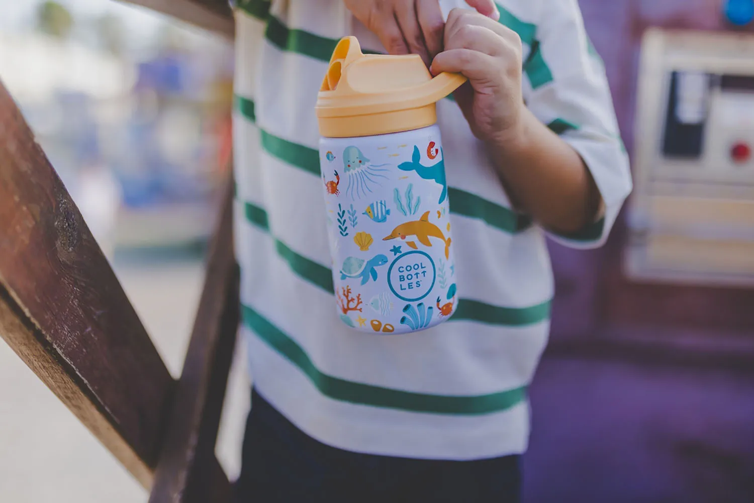 Термос-термобутылка Cool Bottles Kiddie Underwater World 350 мл