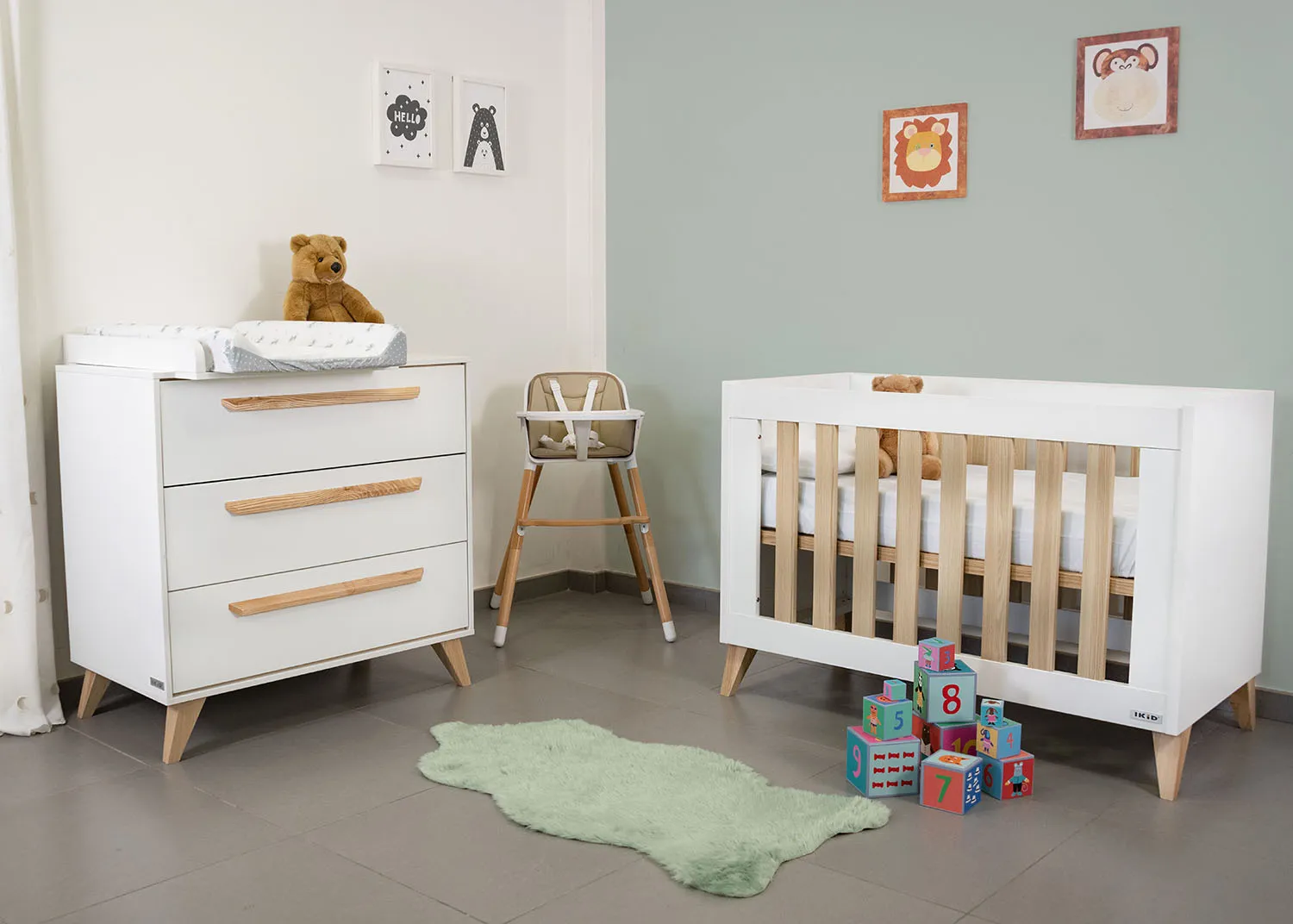 Кроватка детская 120х60 IKiD Lazio