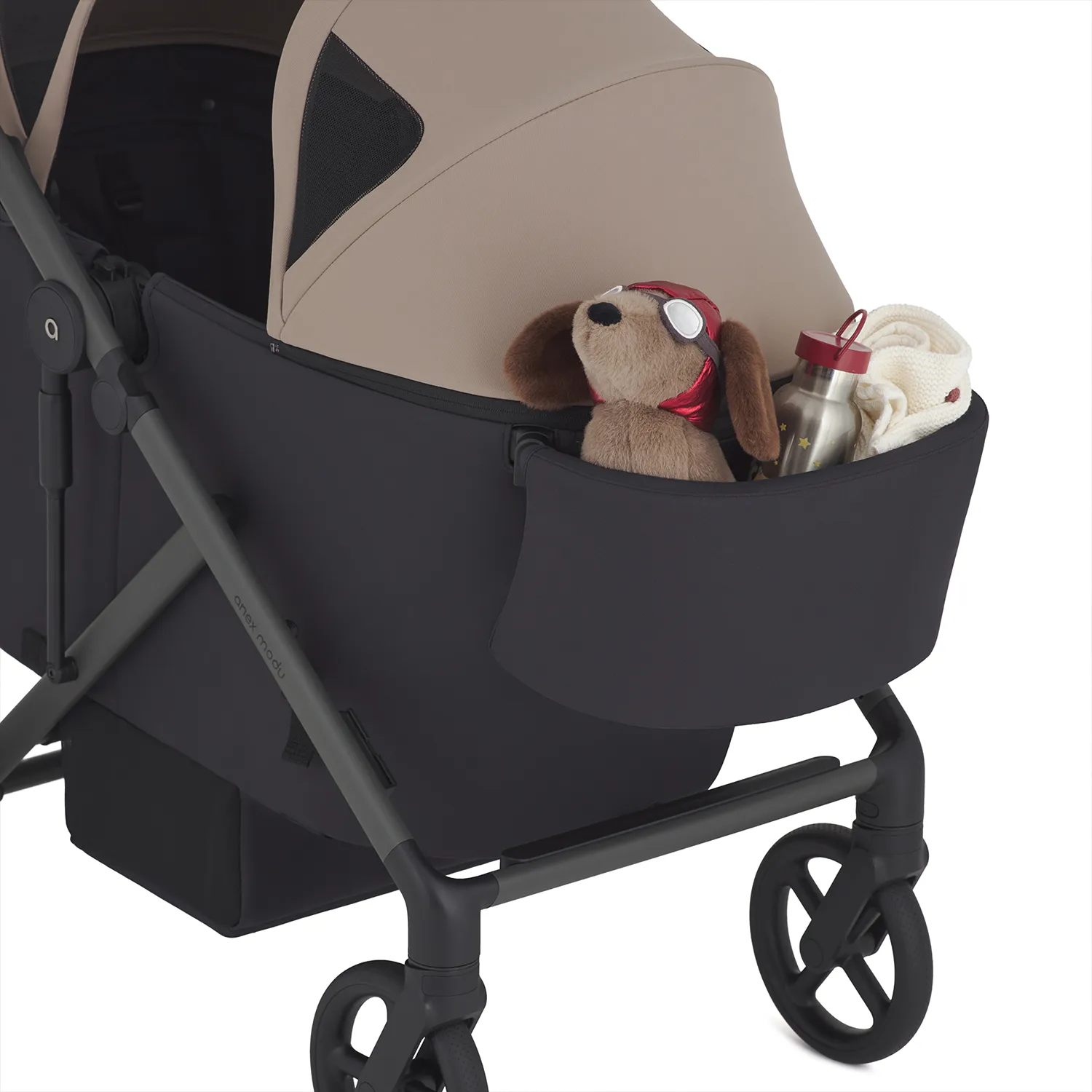 Коляска-вагончик прогулочная Wagon для двойни Anex Modu