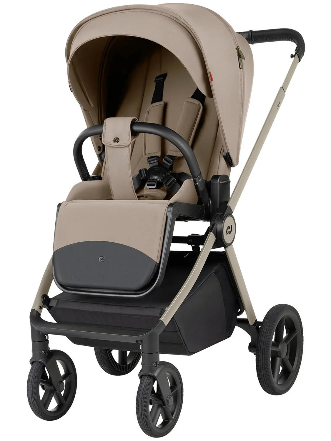 Коляска 2 в 1 CARRELLO Ultra F CRL-6557, бежевый (vintage beige ). Изображение 3