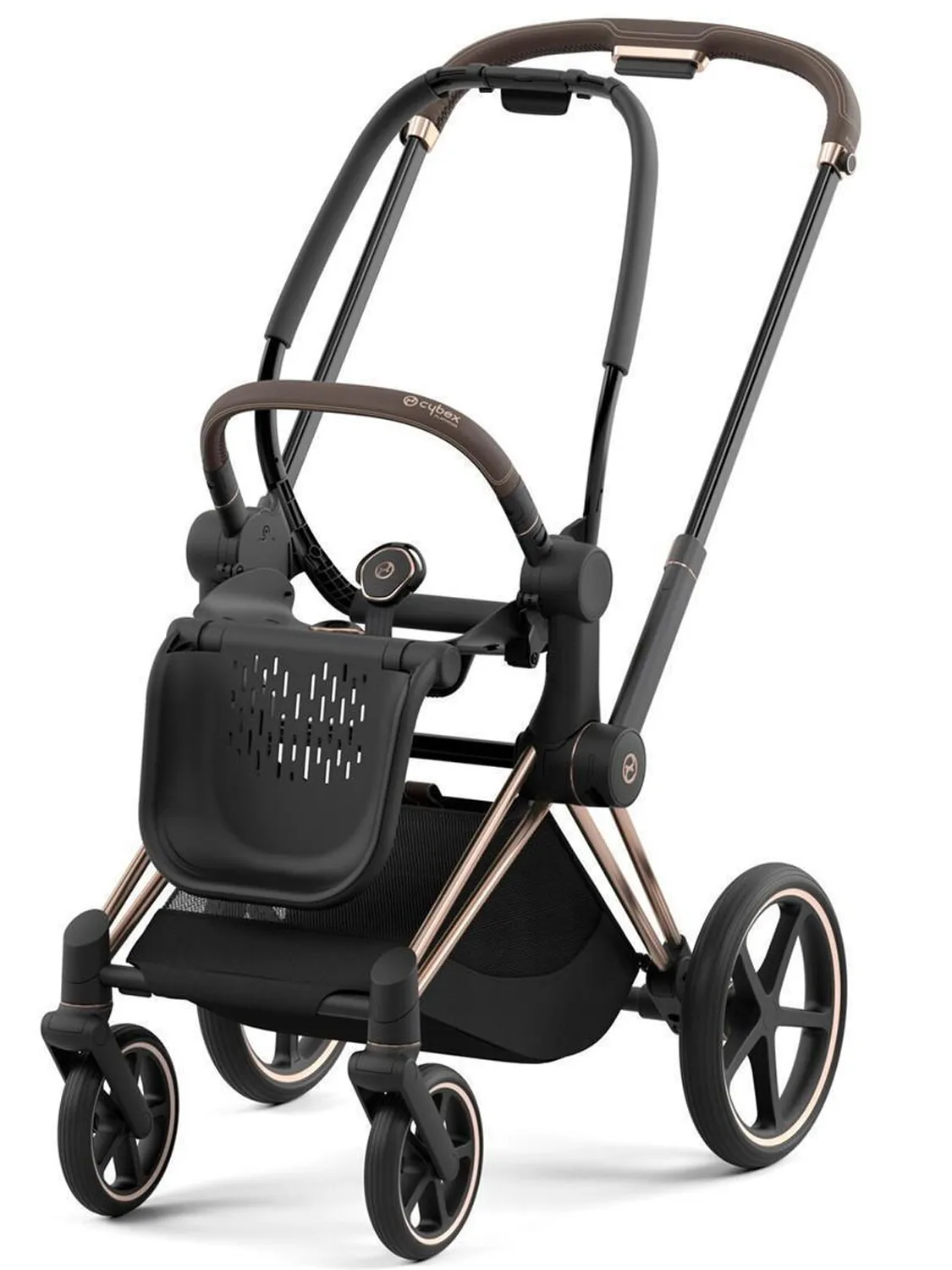 Коляска 2 в 1 Cybex Priam IV шасси Rosegold