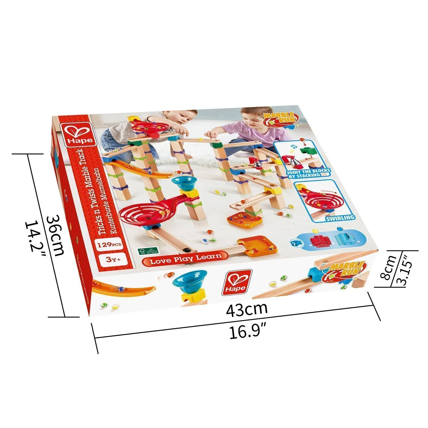 Игровой набор Hape «Каскад шариков» E1100_HP