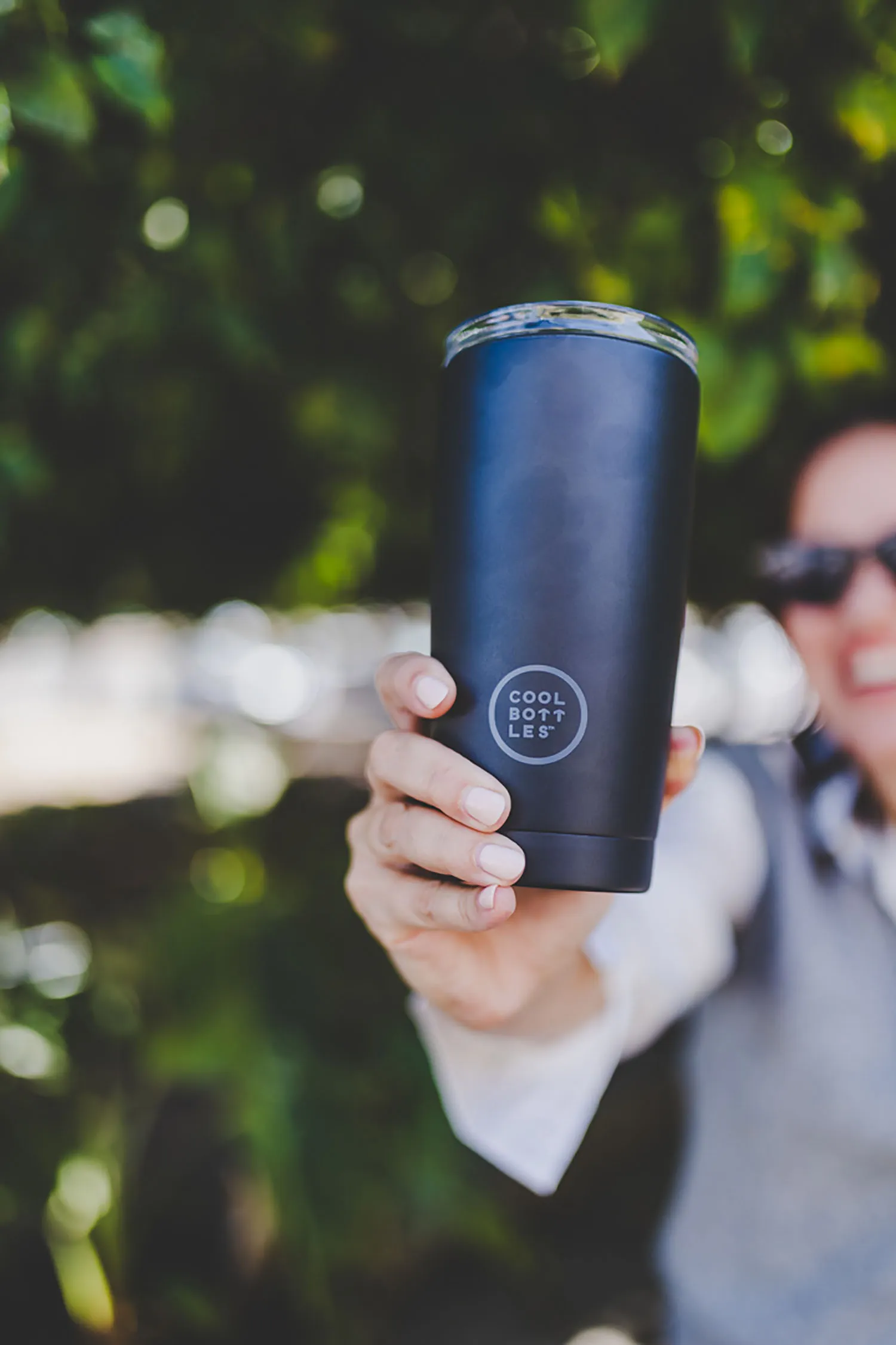 Термокружка Cool Bottles Tumbler Mono Black 550 мл CBT55MOB