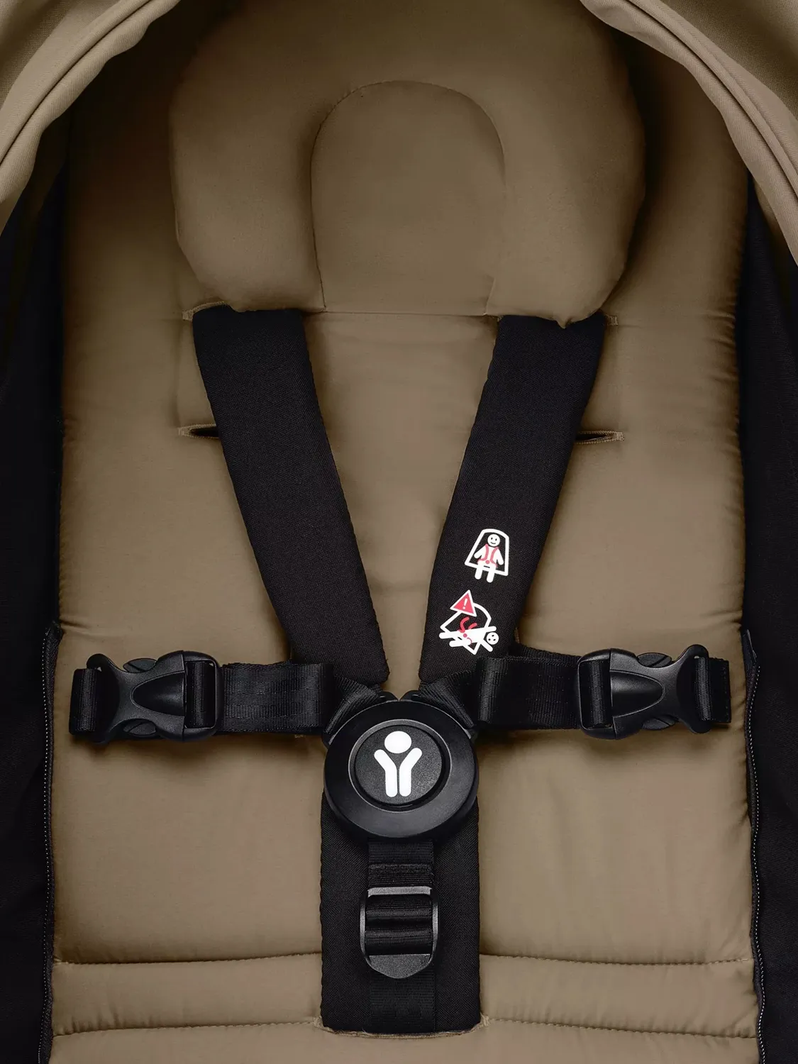 Коляска 2 в 1 Stokke YOYO3 shell, кофейный (toffee), рама черная. Изображение 8