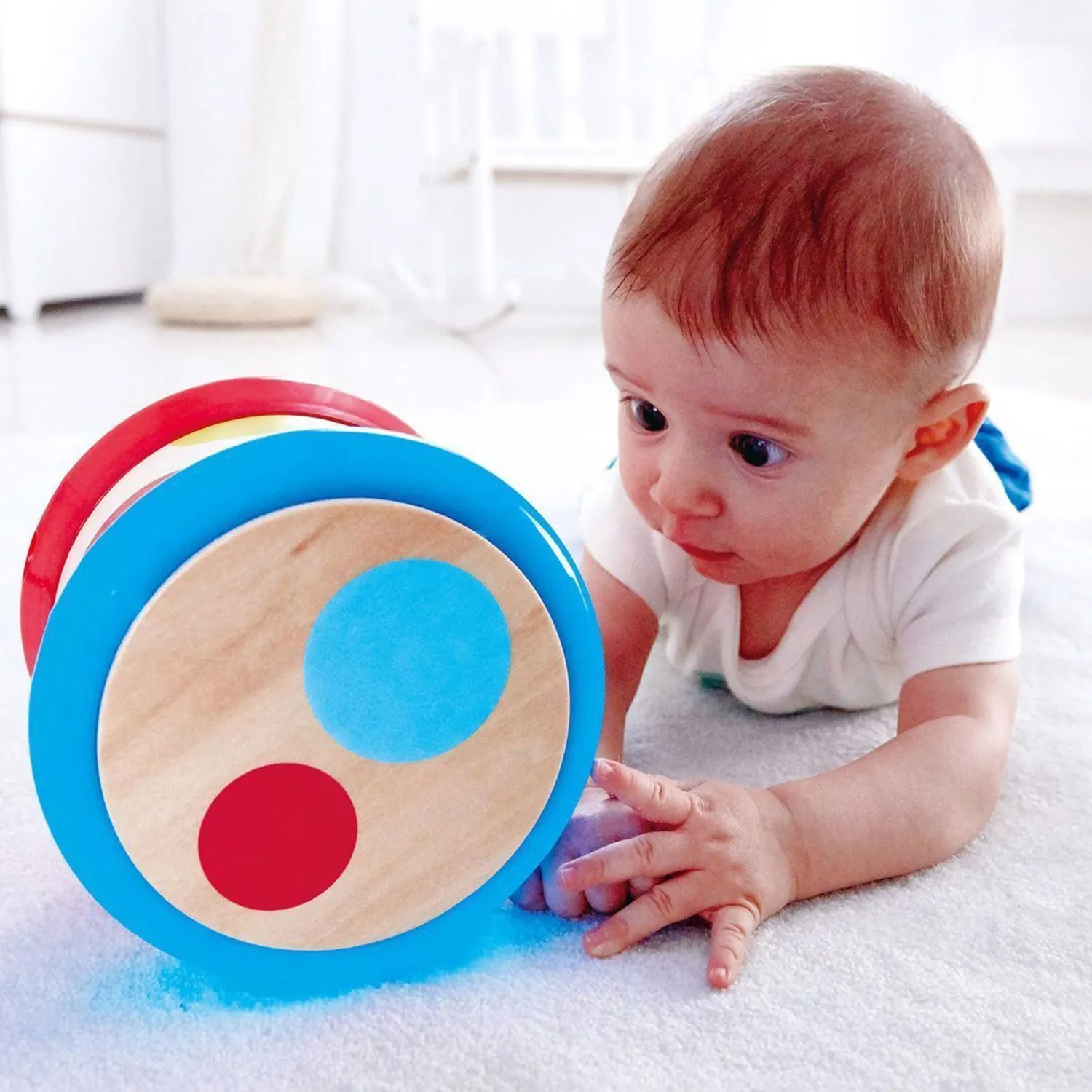 Музыкальная игрушка "Барабан" Hape для детей E0333_HP