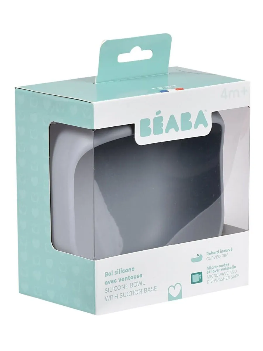 Тарелка-боул Beaba из силикона с присоской SILICONE SUCTION BOWL