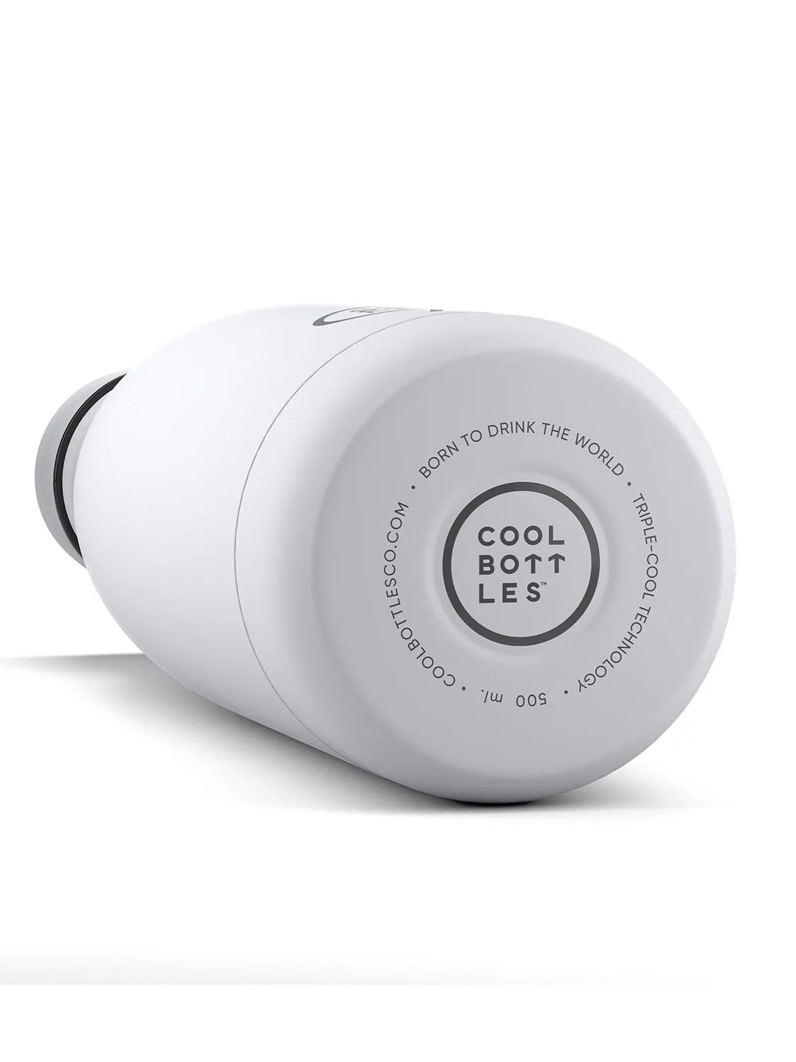 Термос-термобутылка Cool Bottles Mono Белый (White) 500мл CB500MOW. Изображение 3