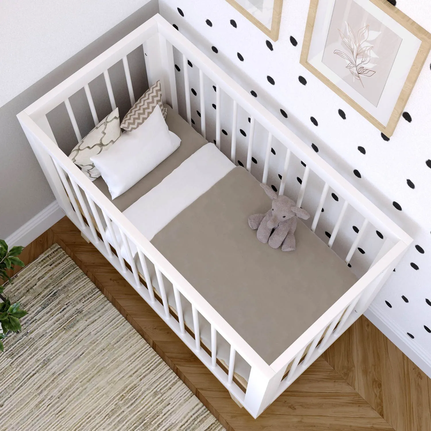 Кровать Lillaland Lilla Aria 120х60 + Матрас Lilla Dreamtex 100610