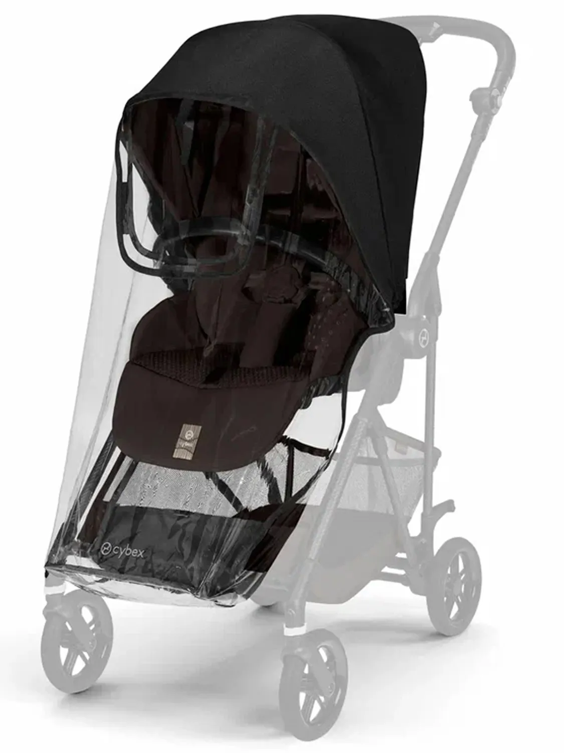 Коляска прогулочная Cybex Melio с дождевиком и бампером