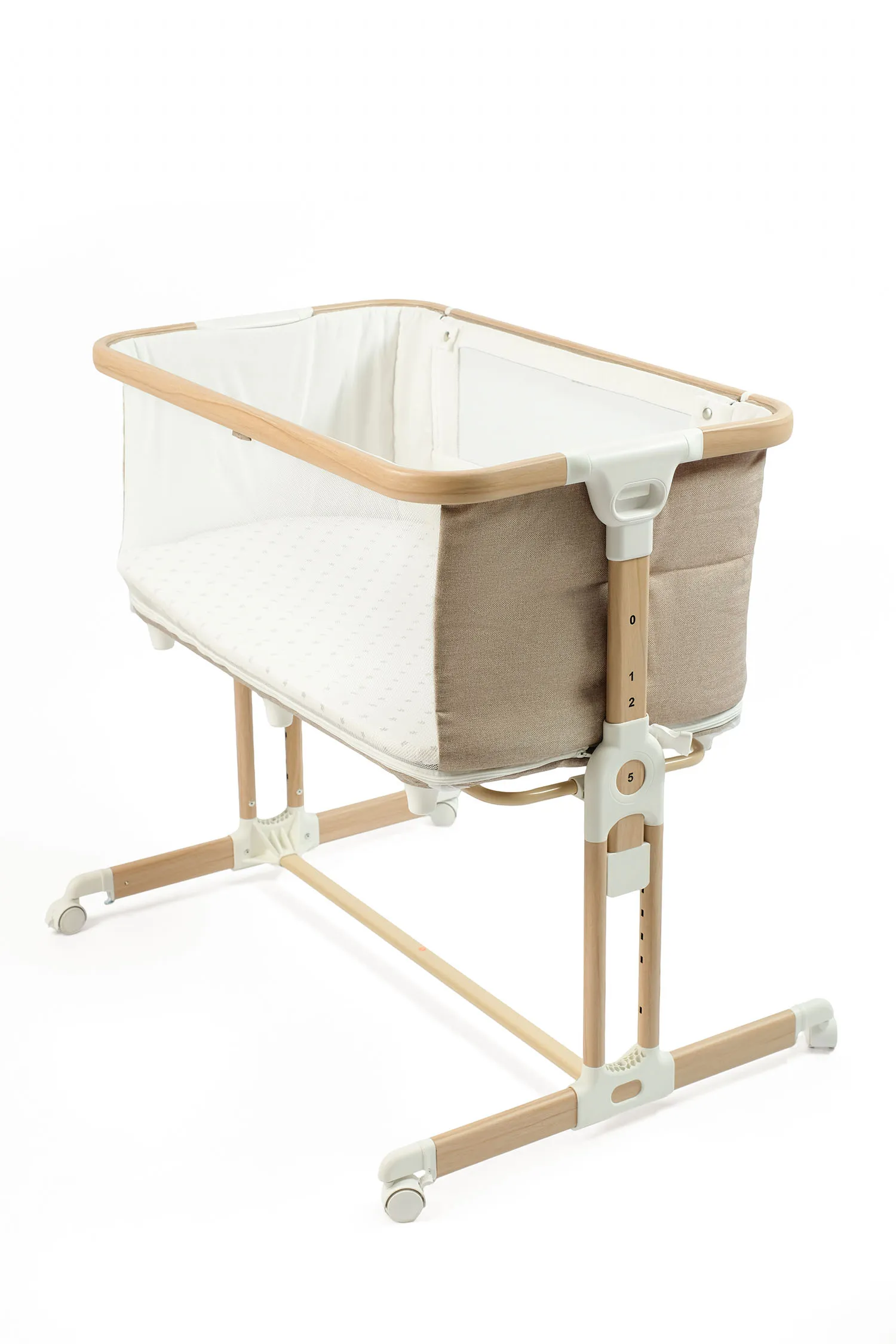 Люлька-колыбель 4 в 1 приставная Fiorellino beige