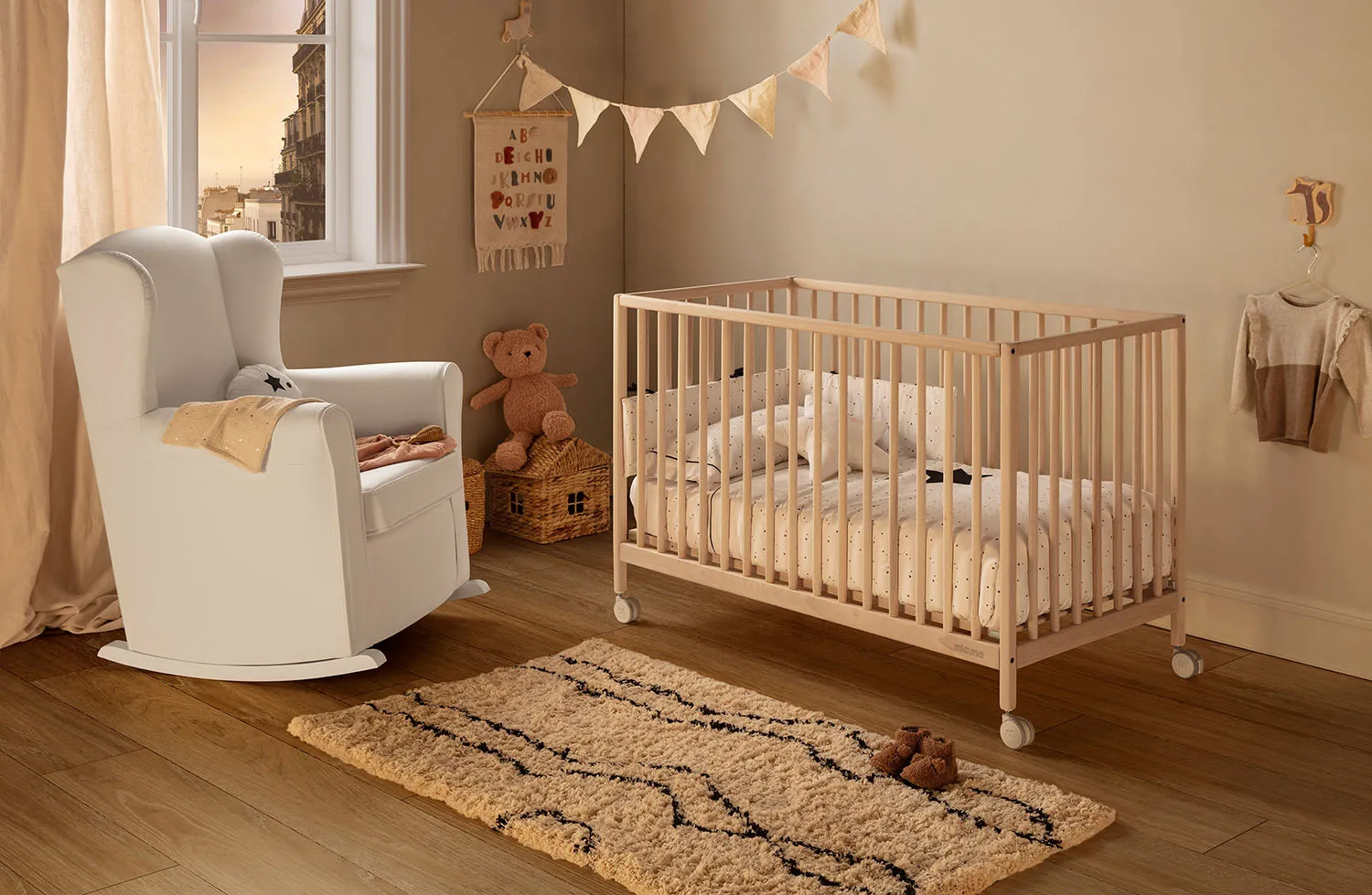 Кроватка приставная Micuna Mountain 120х60 см