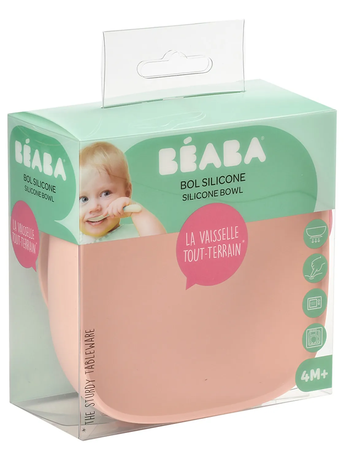 Тарелка из силикона Beaba Silicone Sunction Bowl