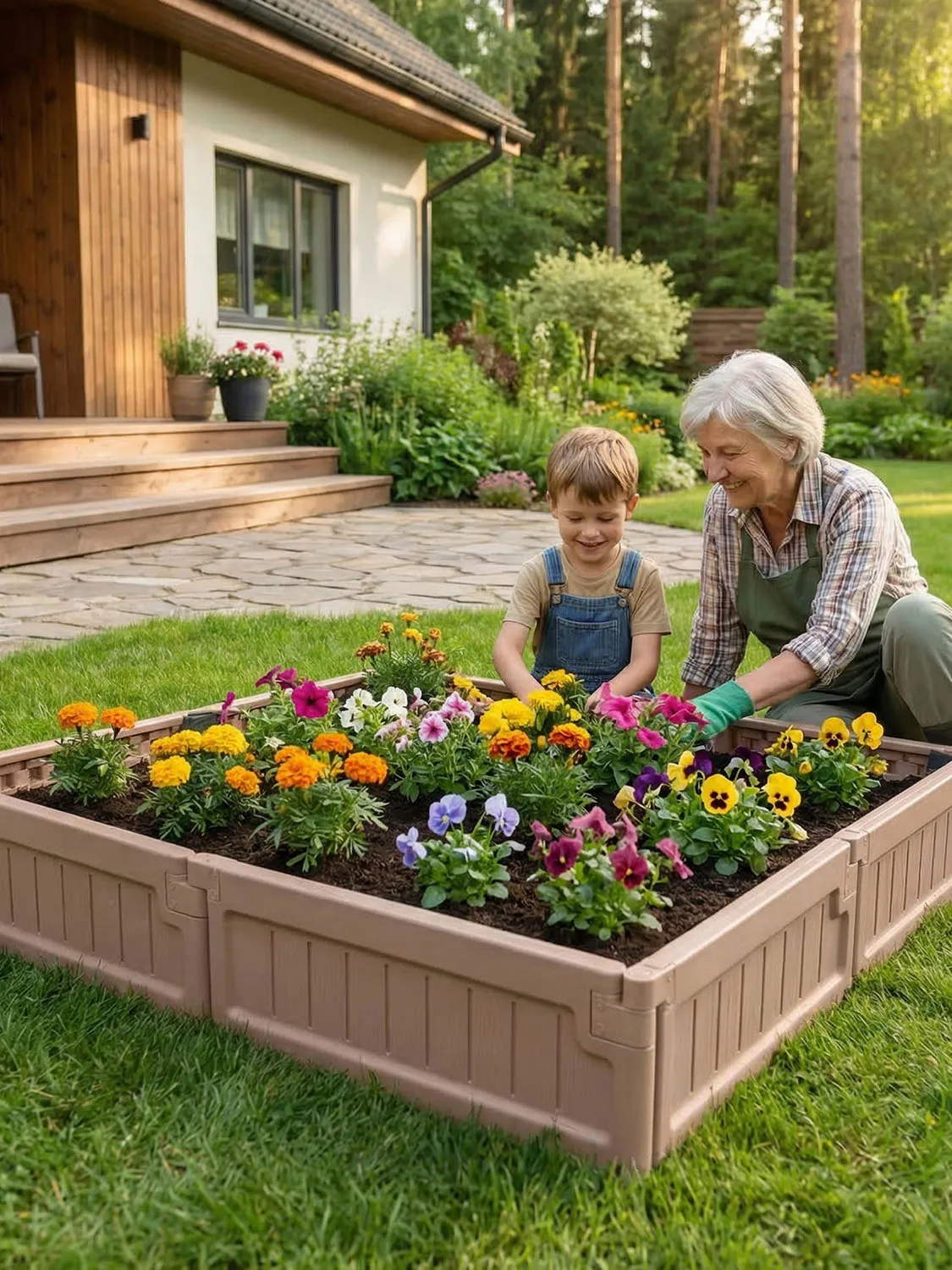 Песочница UNIX Kids квадратная Square 123