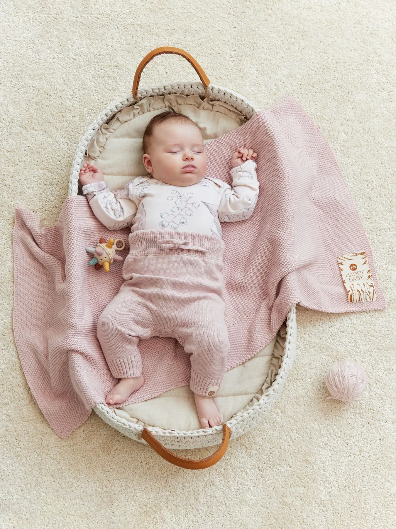 Плед Happy Baby вязаный 90120