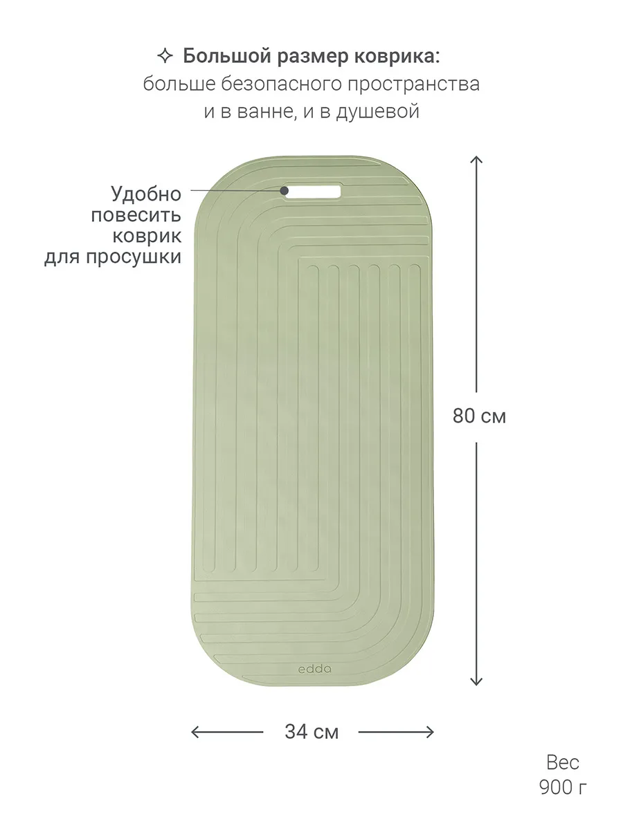 Коврик edda для ванной