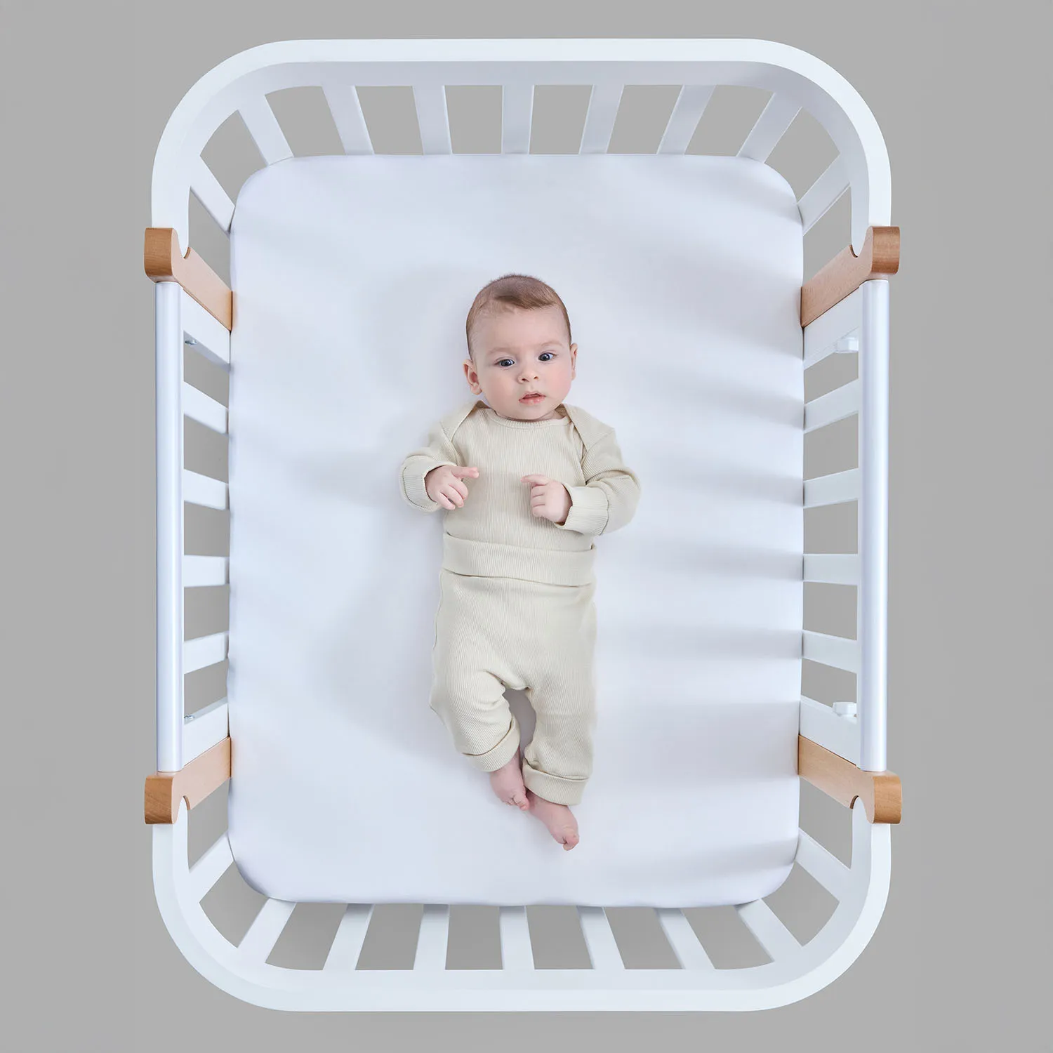 Простыня Happy Baby на резинке 100x70 см, трикотаж, комплект 2 штуки 87563