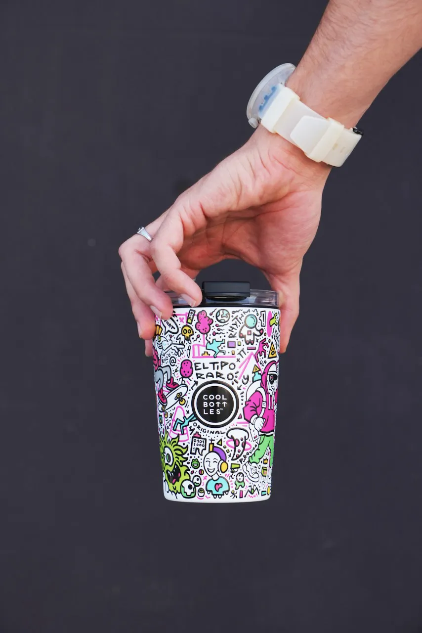 Термокружка Cool Bottles Tumbler El Tipo Raro Urban Picnic 330мл CBT33UPI. Изображение 10
