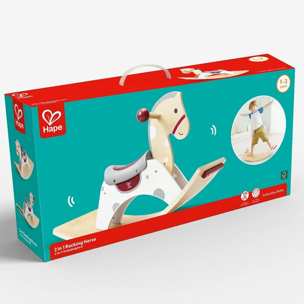 Качалка детская Hape Лошадка 2 в 1