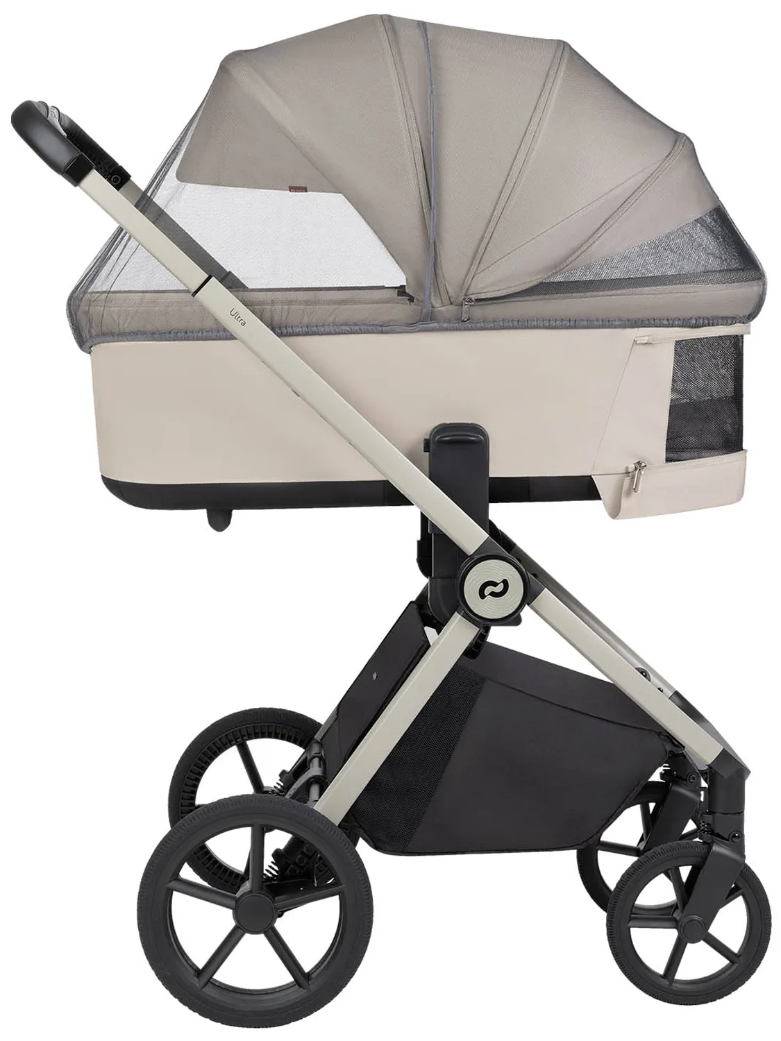 Коляска 2 в 1 CARRELLO Ultra F CRL-6557, бежевый (polar beige). Изображение 10