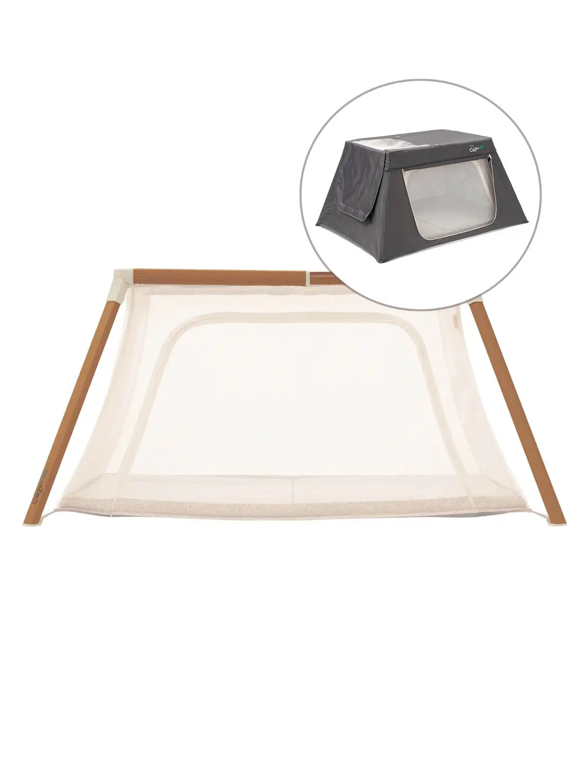 Манеж-кровать Tutti Bambini CoZee Go + Тент Day & Night Shade