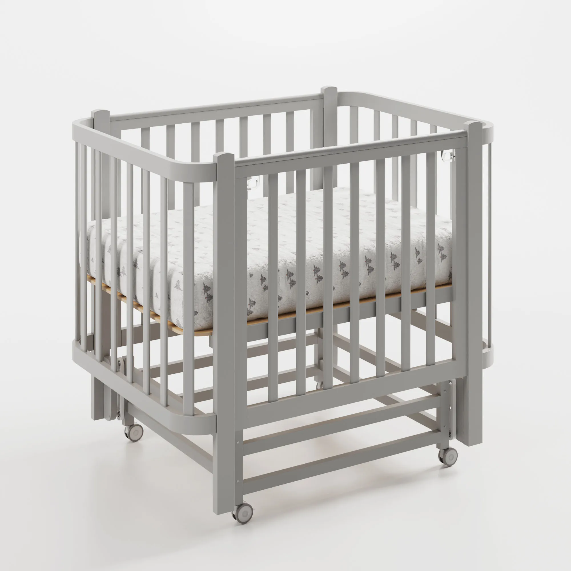 Кроватка детская ANTEMI Terra Light New с маятником 100х70