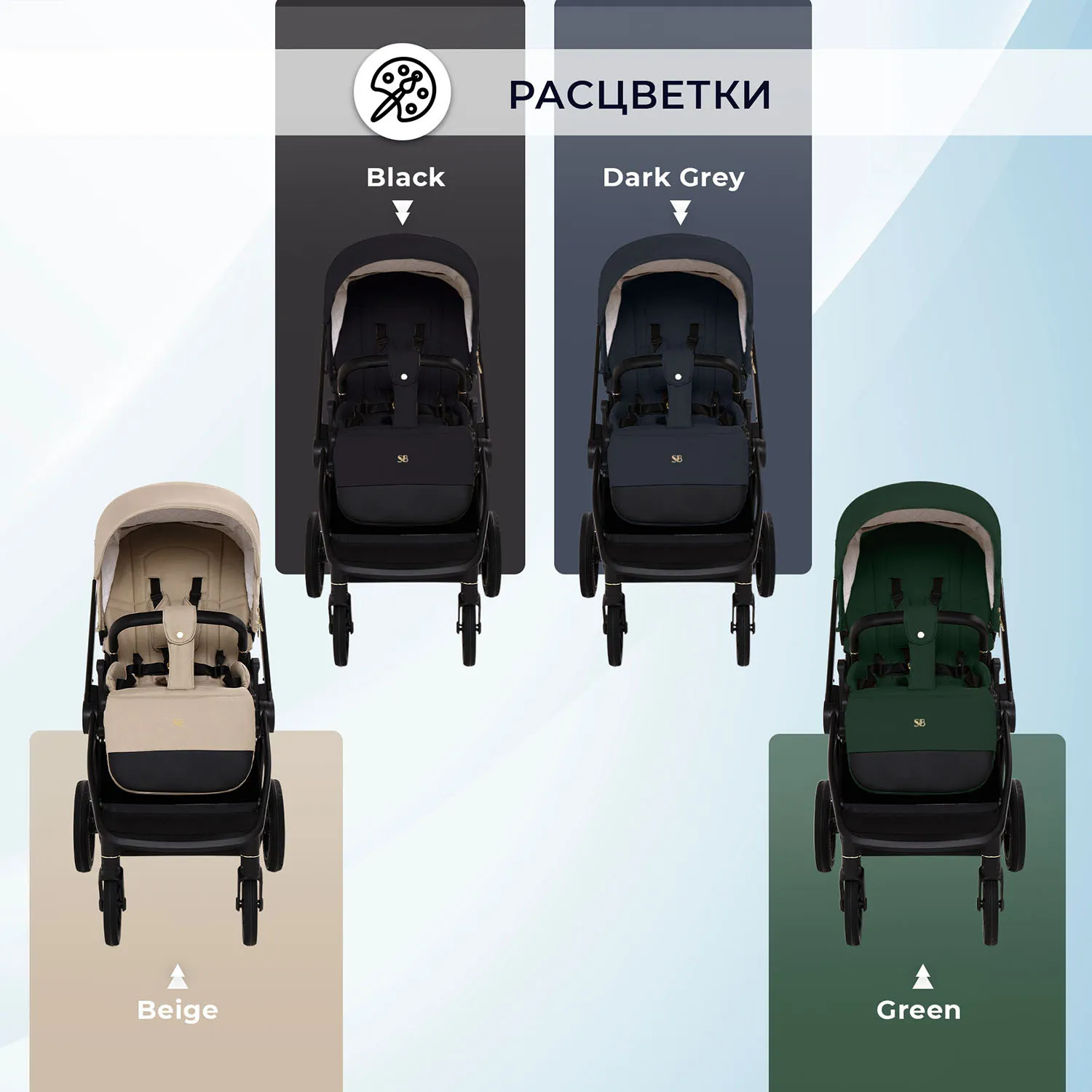 Коляска 3 в 1 Sweet Baby Stella Plus Neo