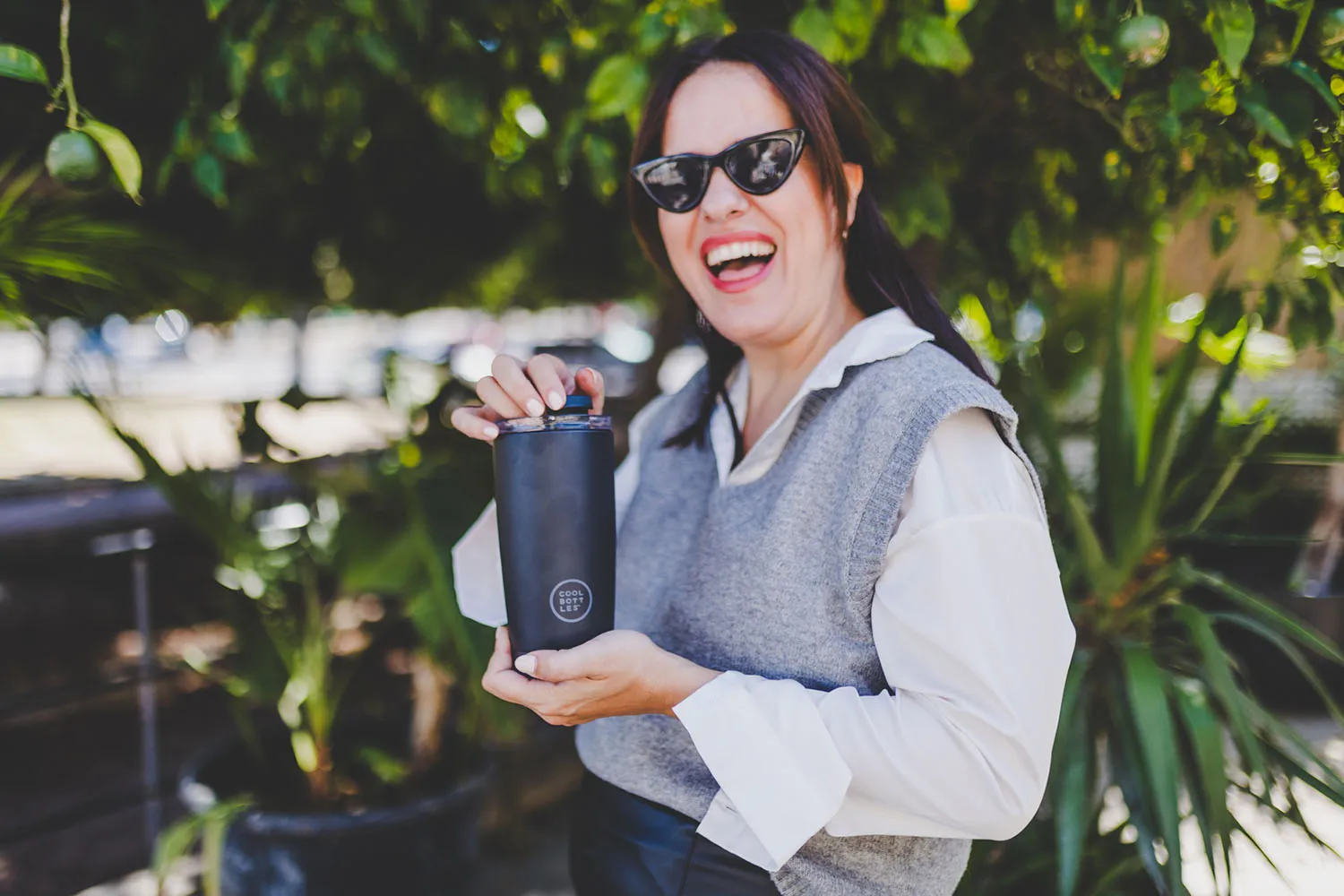 Термокружка Cool Bottles Tumbler Mono Black 550 мл CBT55MOB