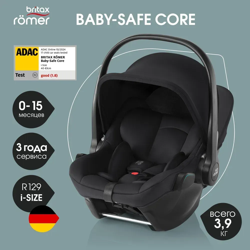 Коляска 3 в 1 Britax Roemer Smile 5Z Style Baby-Safe Core