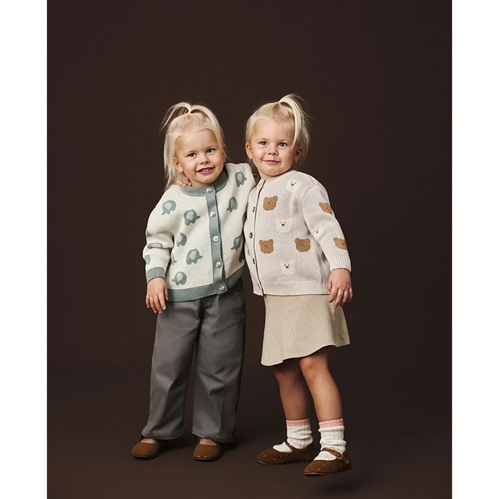 Кардиган детский LoomKnits Слоники мультиколор